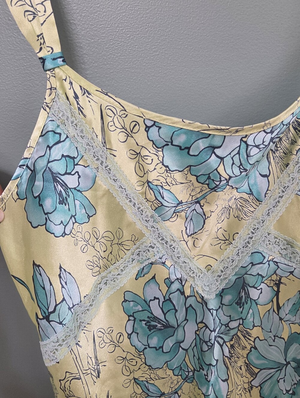 Vintage Jones New York Womens Midi Dress Size Large Fairycore Whimsical Floral - Picture 3 of 8